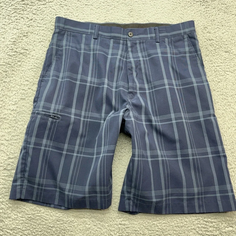 Plaid Shorts LOT OF 3 Mens 33/34 Nike Golf Dri-Fit Eddie Bauer Cargo, Grand Slam